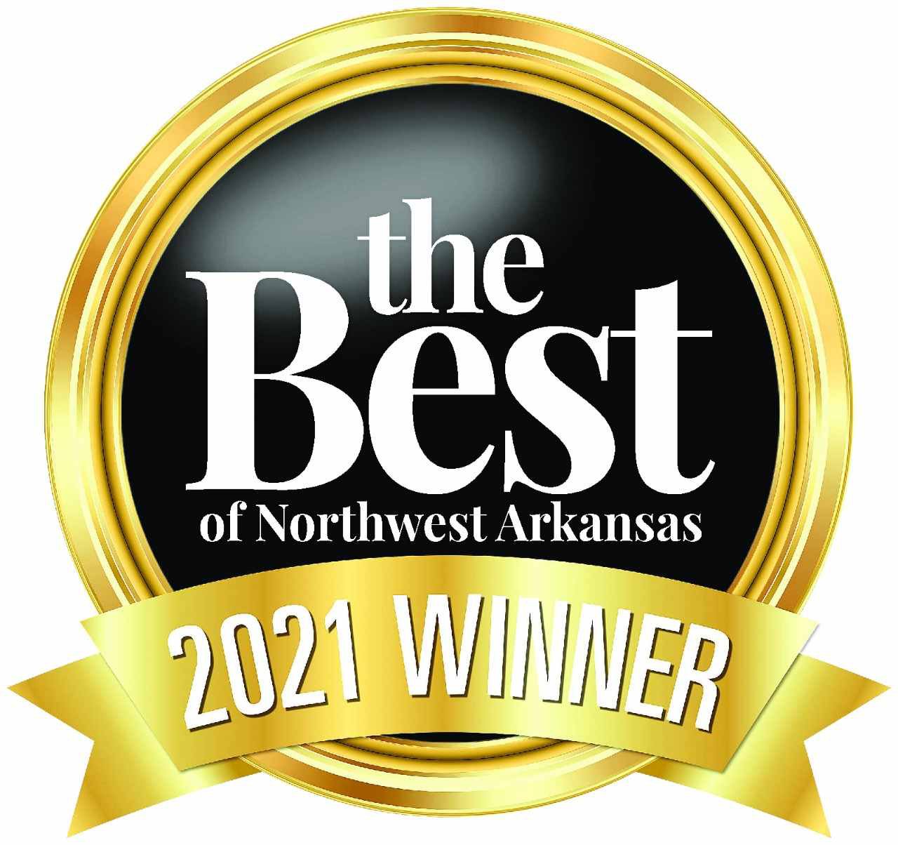 The best of Northwest Arkansas 2021 Gold winner.